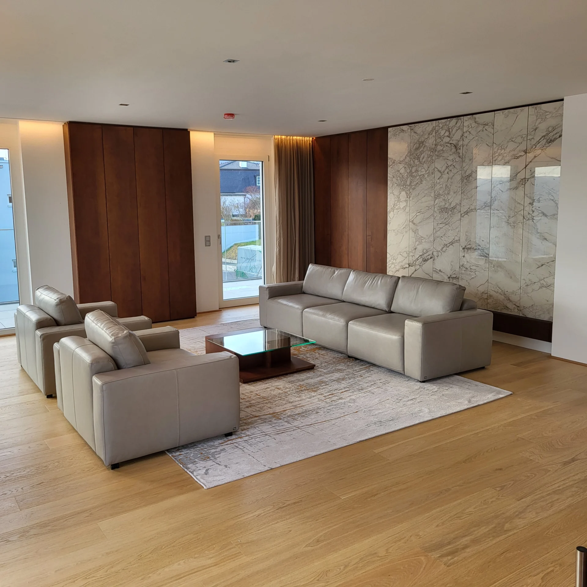 Dekton Wohnzimmer modern